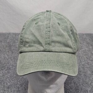 Natural Life Hat Green Washed Cap Do What Makes You Happy Cap Minimalist Utility